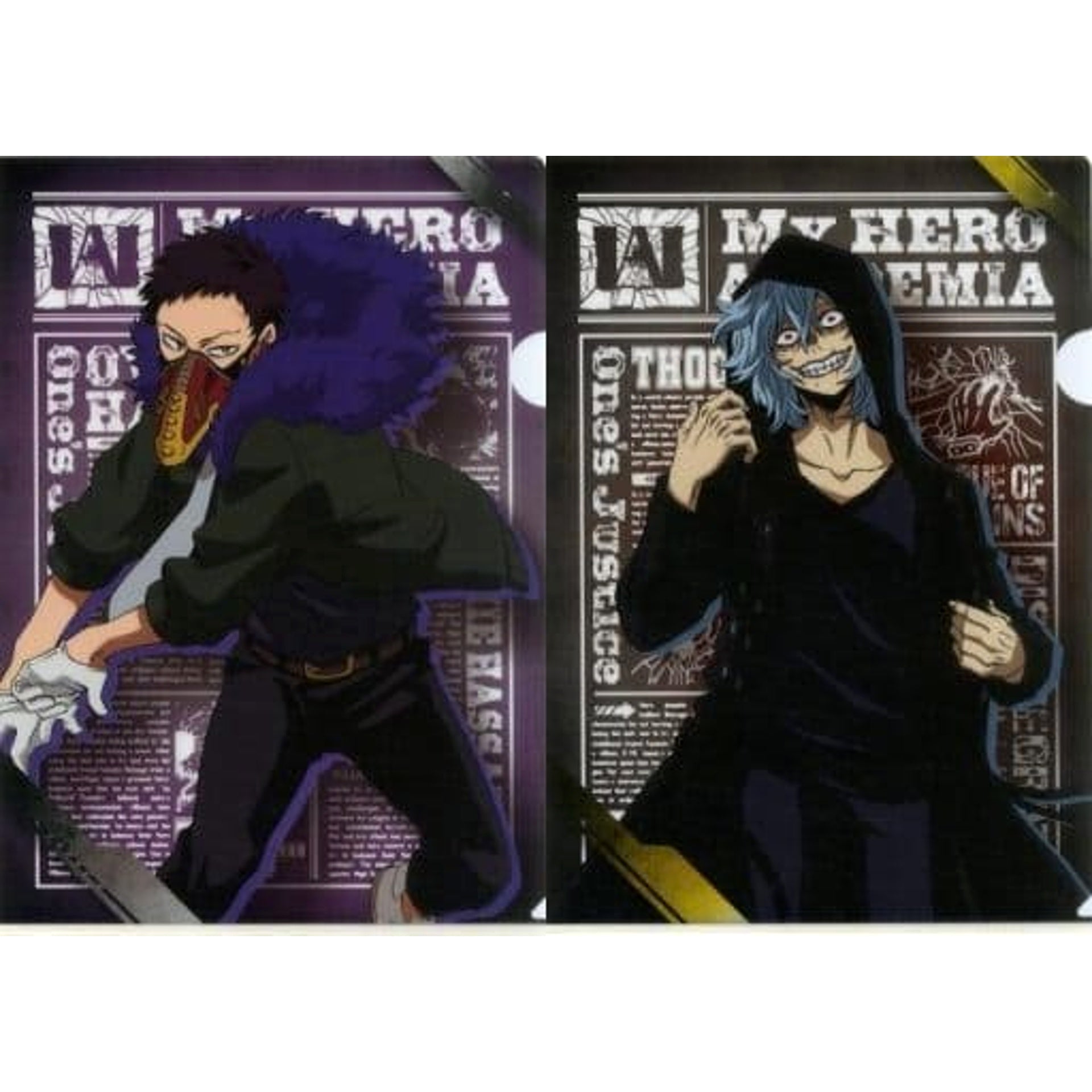 My Hero Academia Overhaul Tomura Shigaraki Ichiban Kuji Fighting Heroes Feat. One's Justice A4 File Folder Set OJ Collaboration Prize 2 [USED]