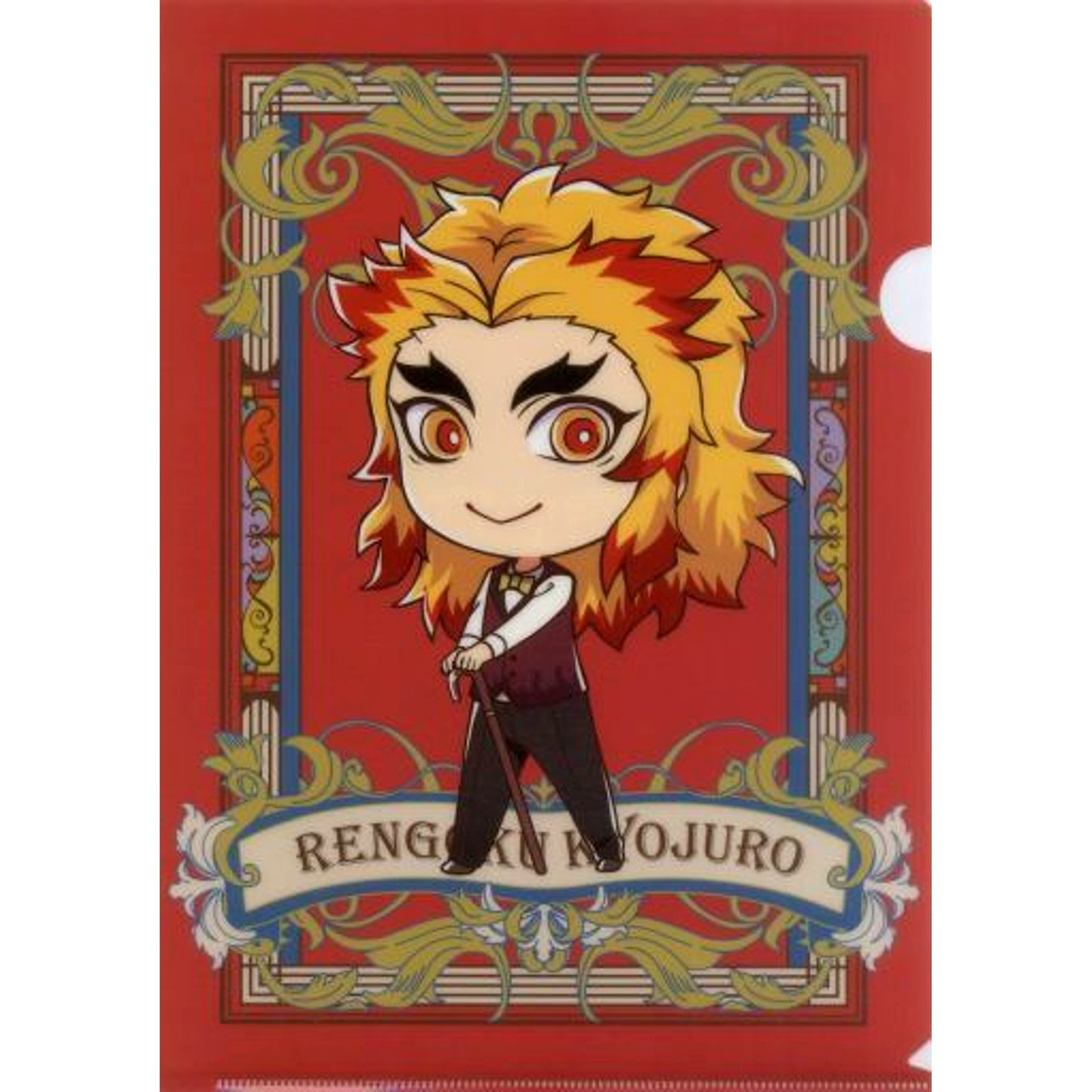 Kyojuro Rengoku Kimetsu Modern A4 Clear File Demon Slayer: Kimetsu no Yaiba Fujiiro Shopping Street Amiami Dori in Akihabara [USED]