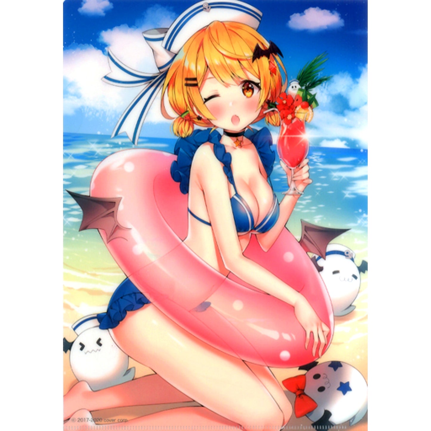 Yozora Mel A4 Clear File Virtual YouTuber Hololive Pop Up Store Haru no Sora Matsuri in AKIHABARA Gamers Main Store Goods Purchase Bonus [USED]