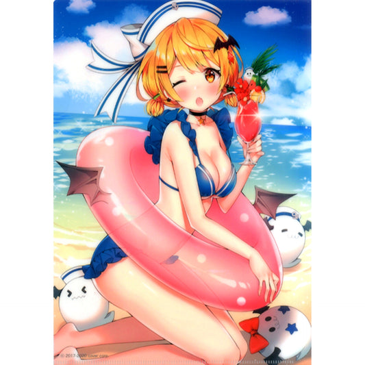 Yozora Mel A4 Clear File Virtual YouTuber Hololive Pop Up Store Haru no Sora Matsuri in AKIHABARA Gamers Main Store Goods Purchase Bonus [USED]