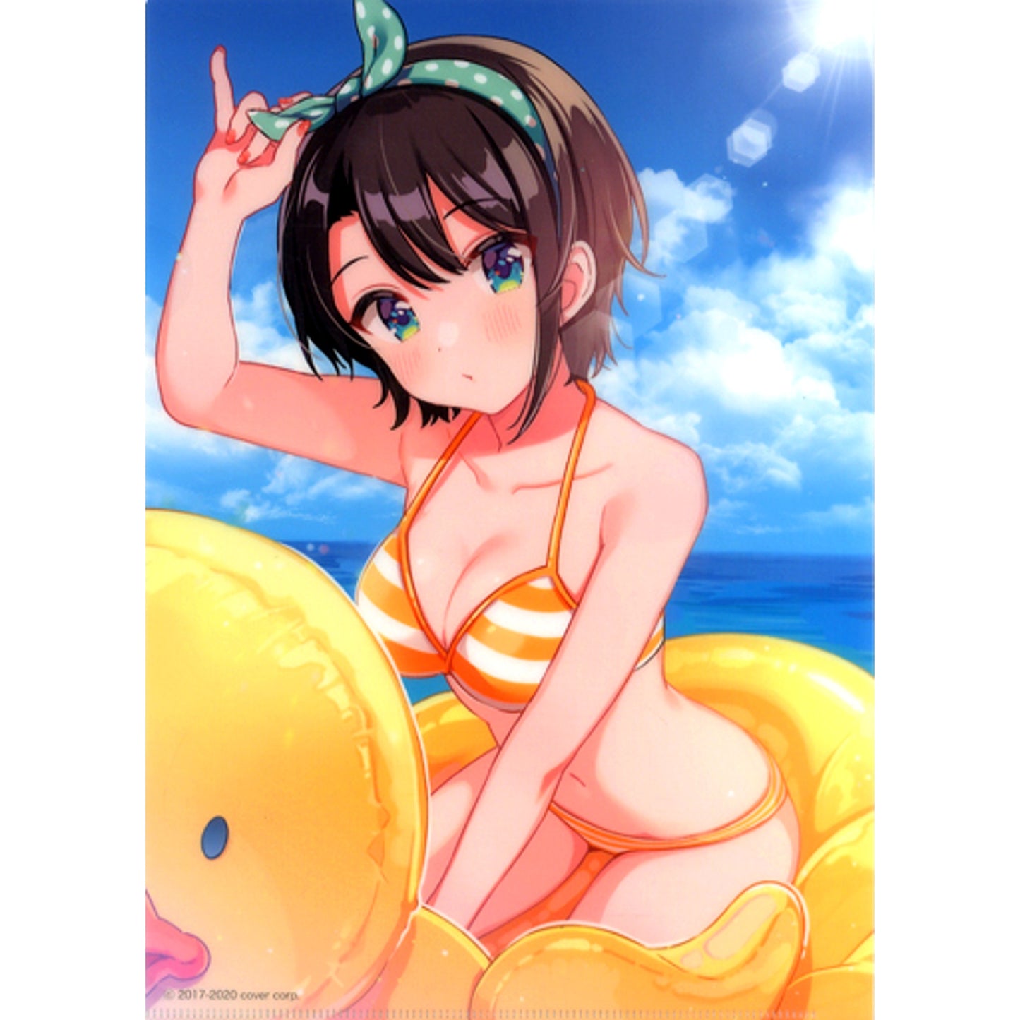 Oozora Subaru A4 Clear File Virtual YouTuber Hololive Pop-up Store Haru no Sora Matsuri in AKIHABARA Gamers Main Store Purchase Bonus [USED]