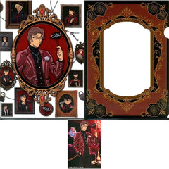 Subaru Okiya L Prize A4 Clear File & Bromide Set Sega Lucky Kuji Detective Conan SCARLET Evening Collection [USED]