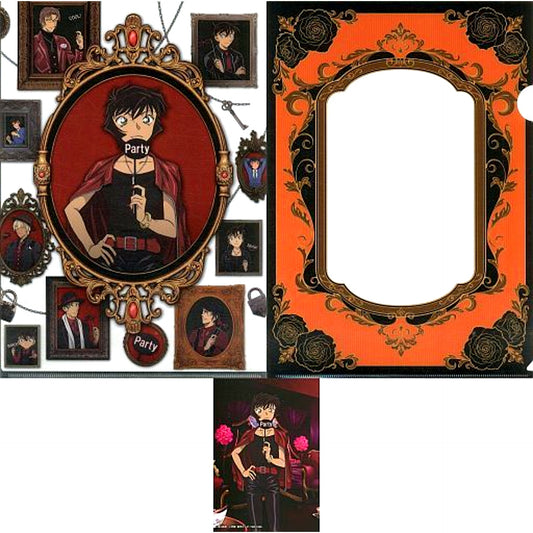 Masumi Sera L Prize A4 Clear File & Bromide Set Sega Lucky Kuji Detective Conan SCARLET Evening Collection [USED]