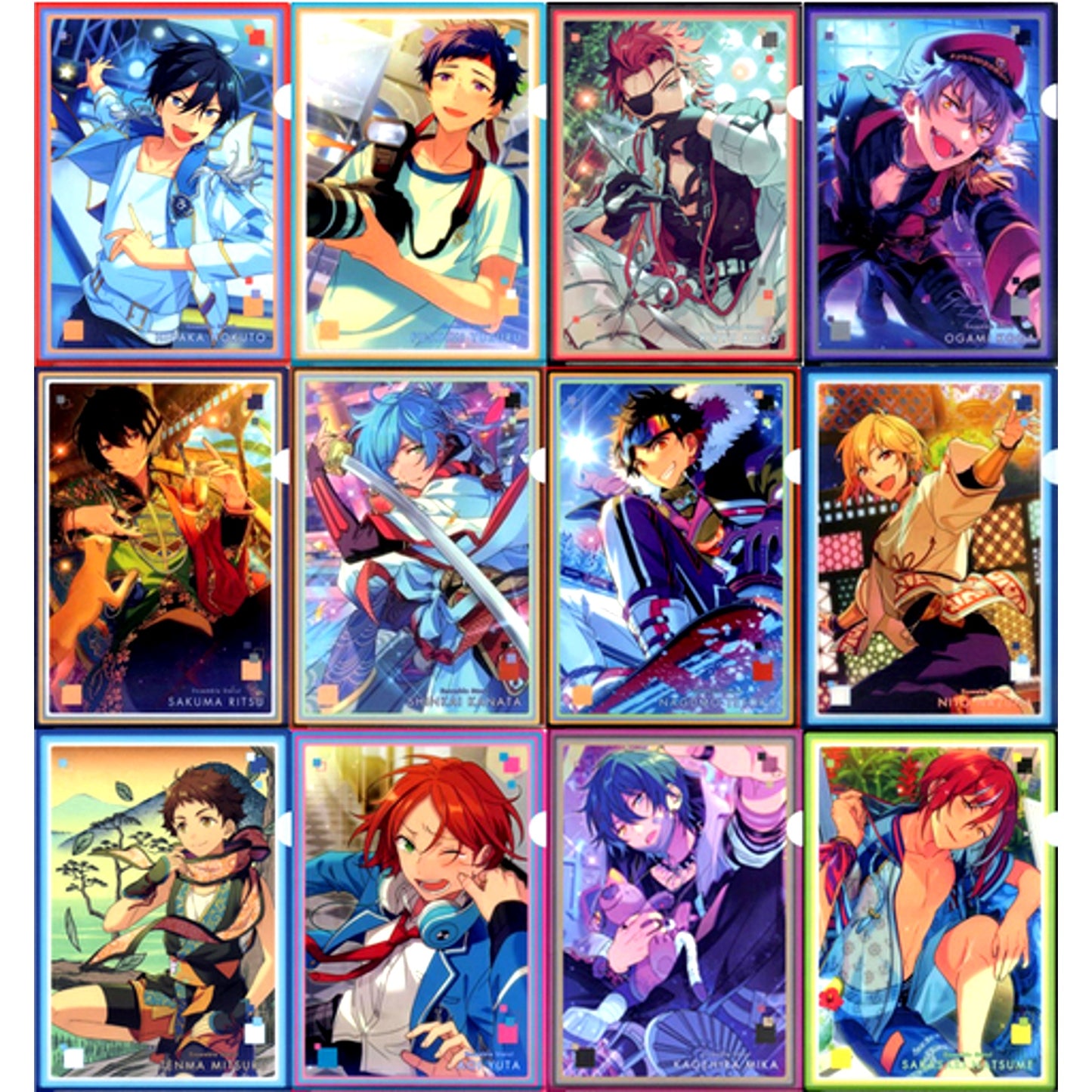 Set of 12 Ensemble Stars! Clear File Collection Vol.9 B [USED]