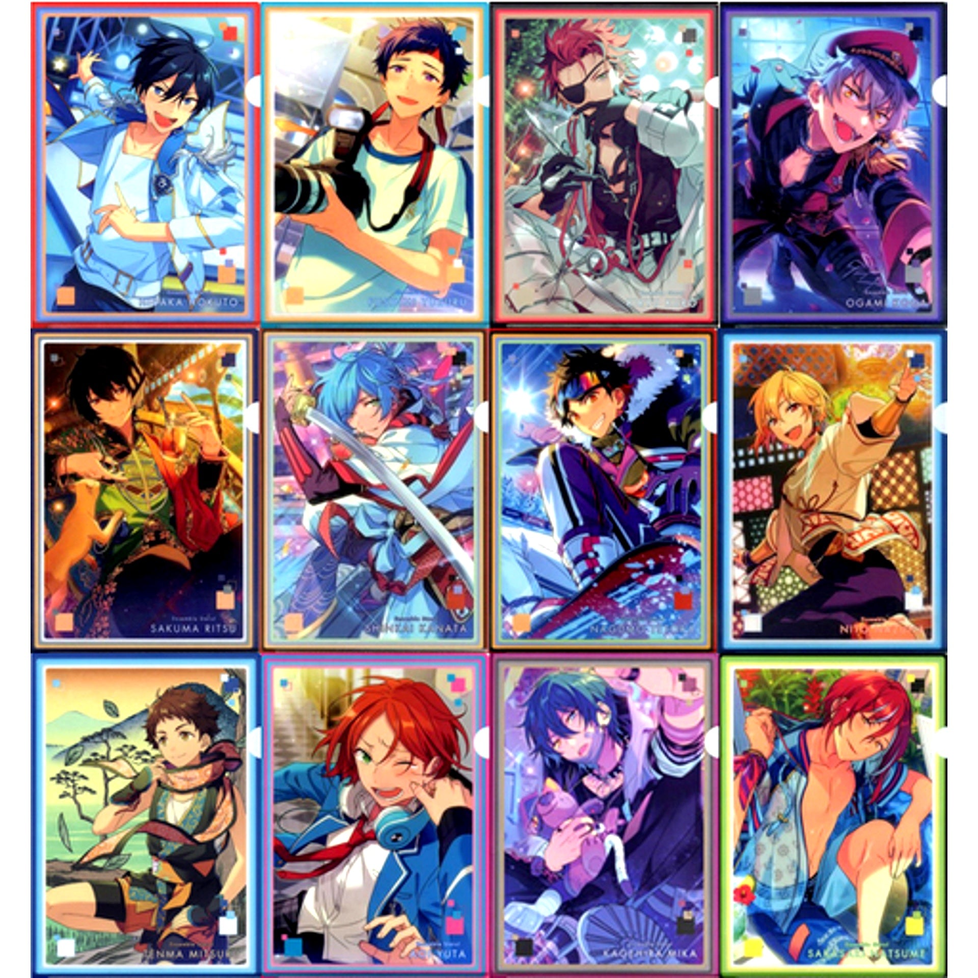 Set of 12 Ensemble Stars! Clear File Collection Vol.9 B [USED]
