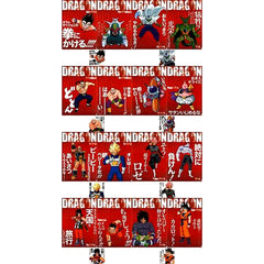 Set of 8 F Prize Famous Quote Clear File and Sticker Ichiban Kuji Dragon Ball History of Rivals [USED]