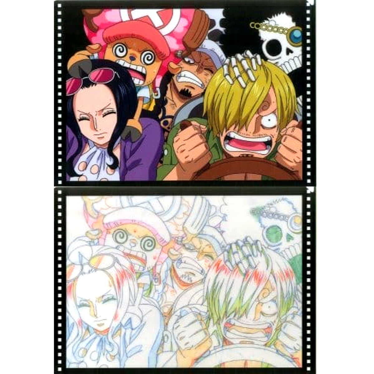 Straw Hat Pirates One Piece Ichiban Kuji Great Banquet A4 Clear File Set 2 Pieces Prize H [USED]