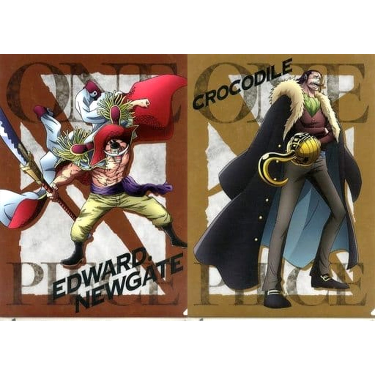 One Piece Edward Newgate Crocodile Ichiban Kuji Battle Memories A4 File Folder Set Prize G [USED]
