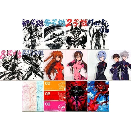 Evangelion: 3.0+1.0 Thrice Upon a Time Kaworu Nagisa & Others All 7 Types Set Ichiban Kuji Unit-01, Sortie! A4 Clear File Set 2 Pieces Prize I [USED]