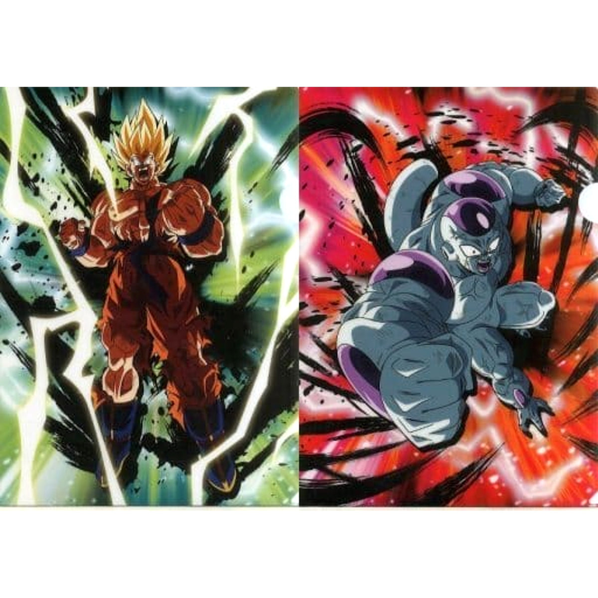 Dragon Ball Super Saiyan Son Goku Freeza Ichiban Kuji Rising Fighters With Dragonball Legends A4 File Folder Set Prize I [USED]