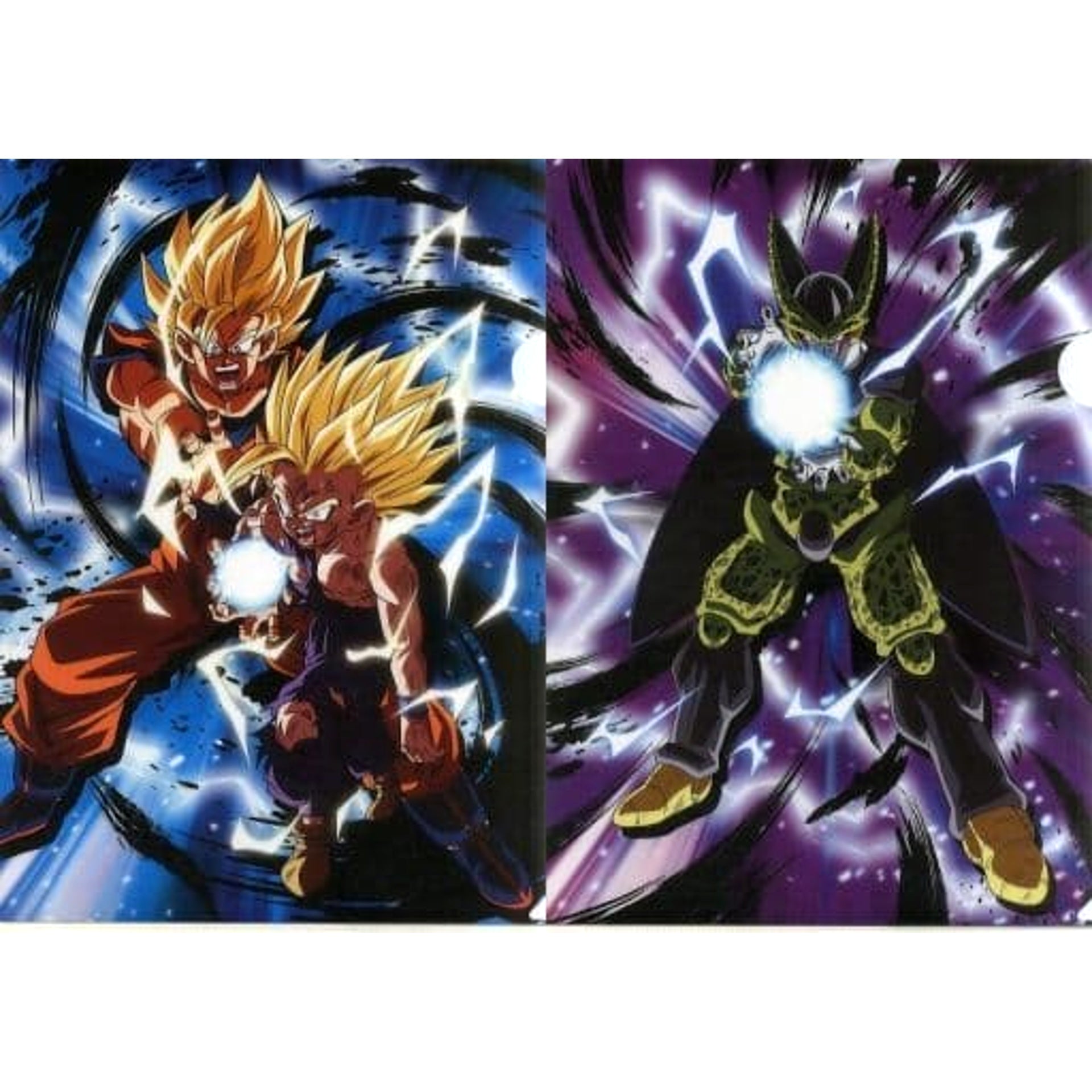 Dragon Ball Super Saiyan Son Gohan & Others Ichiban Kuji Rising Fighters With Dragonball Legends A4 File Folder Set Prize I [USED]