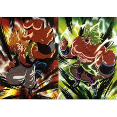 Dragon Ball Super Saiyan Gogeta Broly Ichiban Kuji Rising Fighters With Dragonball Legends A4 File Folder Set Prize I [USED]