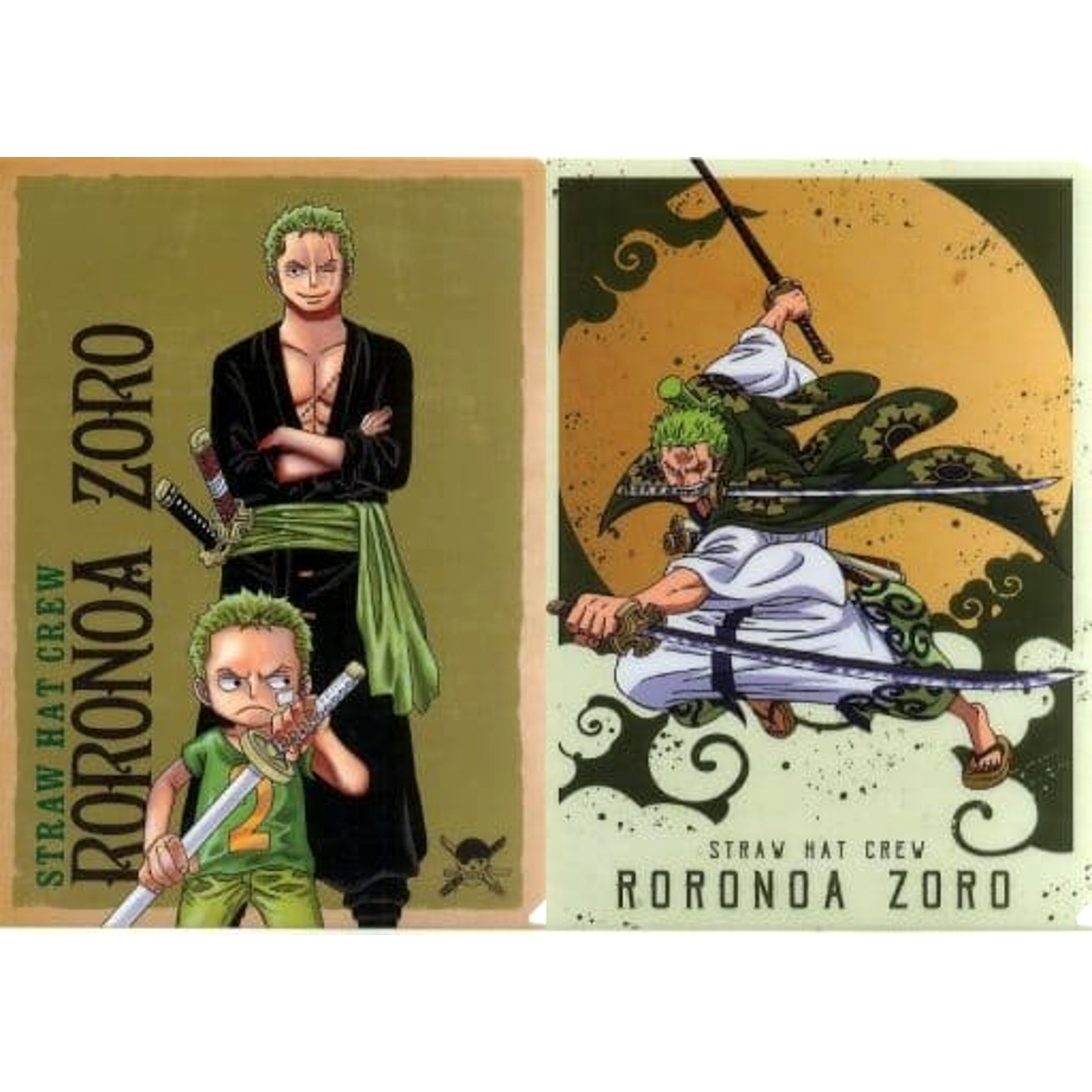 One Piece Roronoa Zoro Ichiban Kuji Full Force A4 File Folder Set Day Collection Prize I [USED]