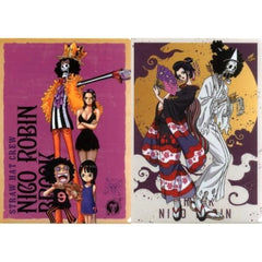 One Piece Robin Brook Ichiban Kuji Full Force A4 Clear File Set 2 Pieces Prize I [USED]