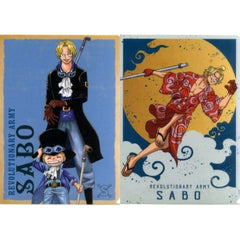 One Piece Sabo Ichiban Kuji Full Force A4 Clear File Set 2 Pieces Prize I [USED]