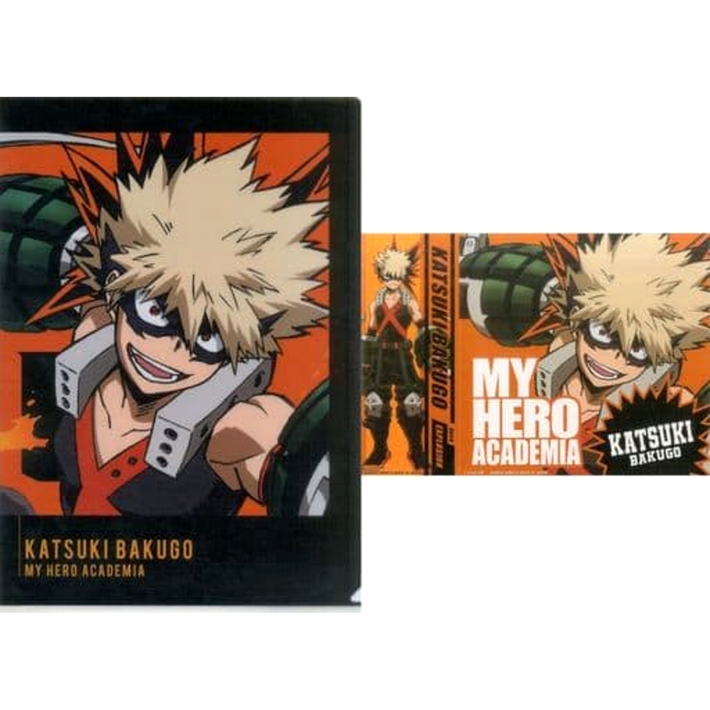 My Hero Academia Katsuki Bakugo Ichiban Kuji I'm Ready! A4 Clear File & Sticker Set Prize G [USED]