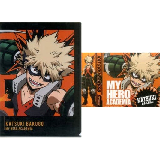 My Hero Academia Katsuki Bakugo Ichiban Kuji I'm Ready! A4 Clear File & Sticker Set Prize G [USED]