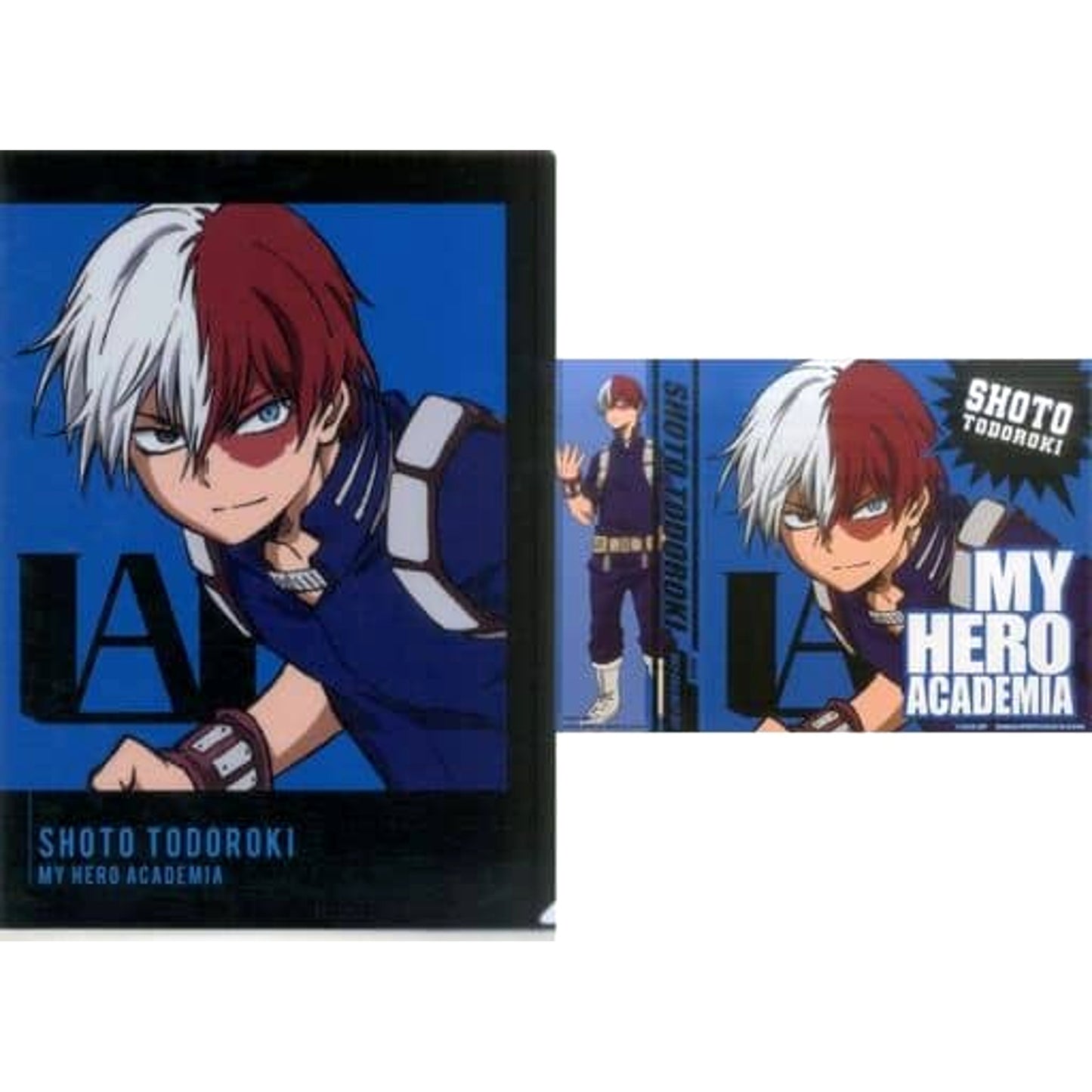 My Hero Academia Shoto Todoroki Ichiban Kuji I'm Ready! A4 Clear File & Sticker Set Prize G [USED]