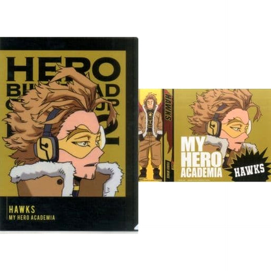 My Hero Academia Hawks Ichiban Kuji I'm Ready! A4 Clear File & Sticker Set Prize G [USED]