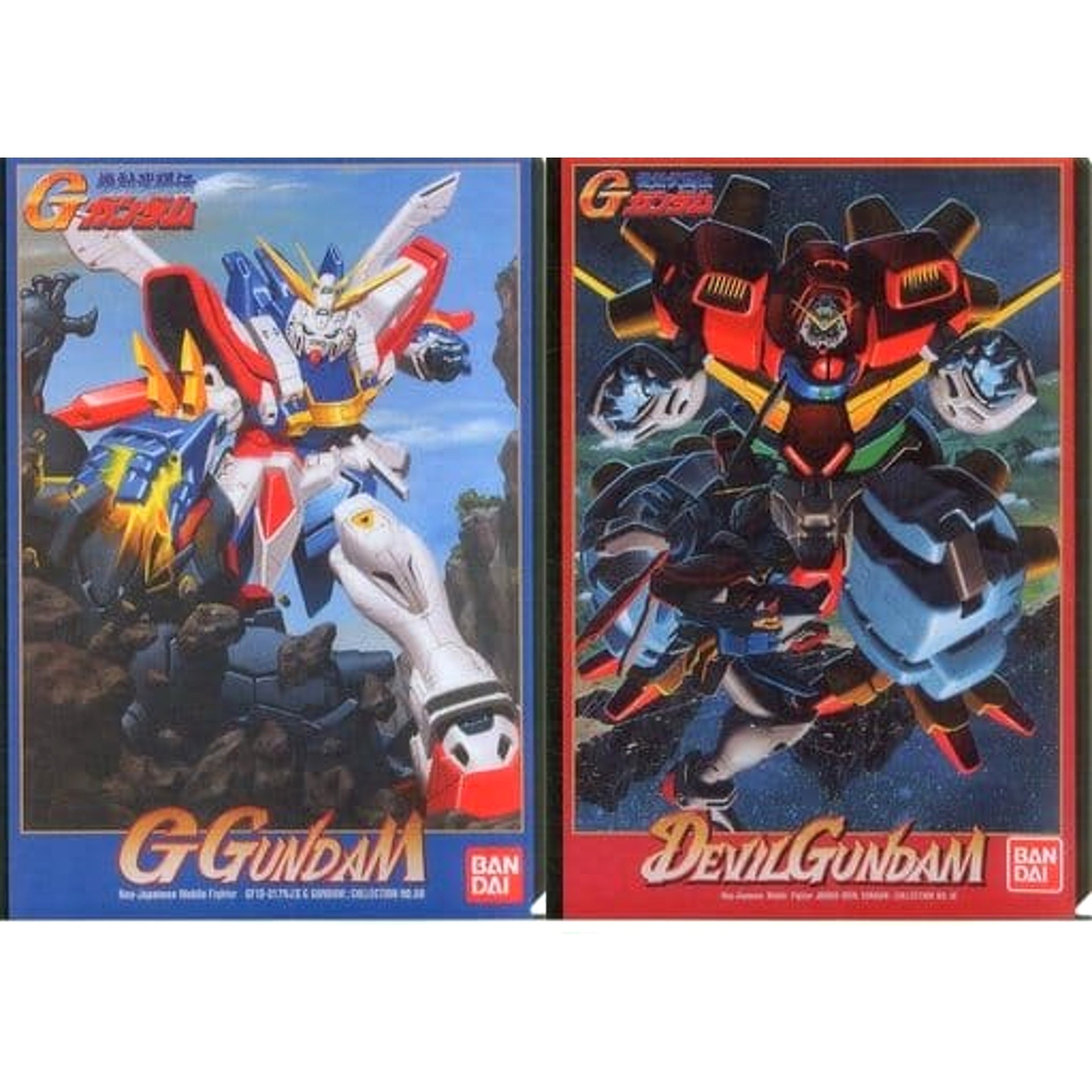 Mobile Suit Gundam God Gundam Devil Gundam Ichiban Kuji Gunpla 40th Anniversary A4 File Folder Set Prize H [USED]