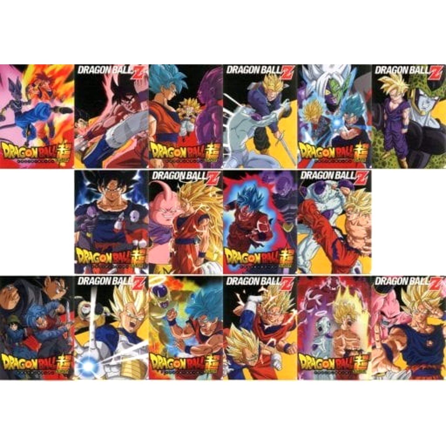 Dragon Ball Son Goku & Others All 8 Types Set Ichiban Kuji VS Omnibus A4 File Folder Prize I [USED]