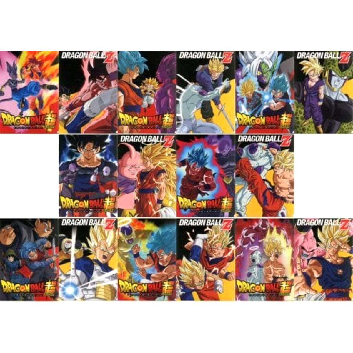 Dragon Ball Son Goku & Others All 8 Types Set Ichiban Kuji VS Omnibus A4 File Folder Prize I [USED]