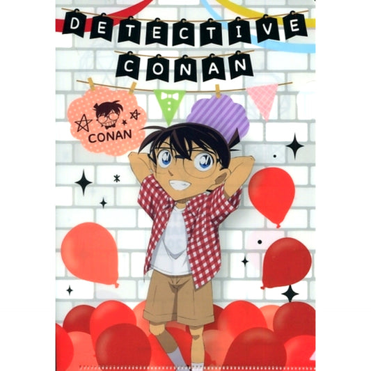 Conan Edogawa Cafe Normal Prize E Detective Conan Cafe Kuji 2020 Scarlet A5 Mini Clear File Sega Lucky Kuji ONLINE [USED]