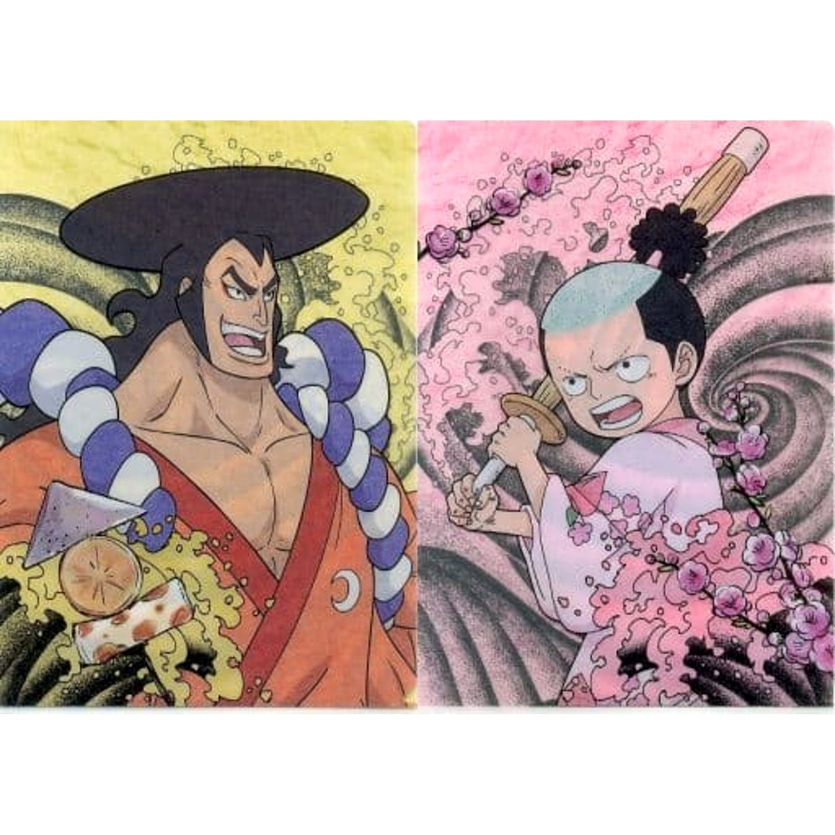 One Piece Oden Kozuki Momosuke Ichiban Kuji Wano Country Act 2 A4 File Folder Set Prize I [USED]