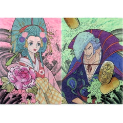 One Piece Komurasaki Kyoshiro Ichiban Kuji Wano Country Act 2 A4 File Folder Set Prize I [USED]