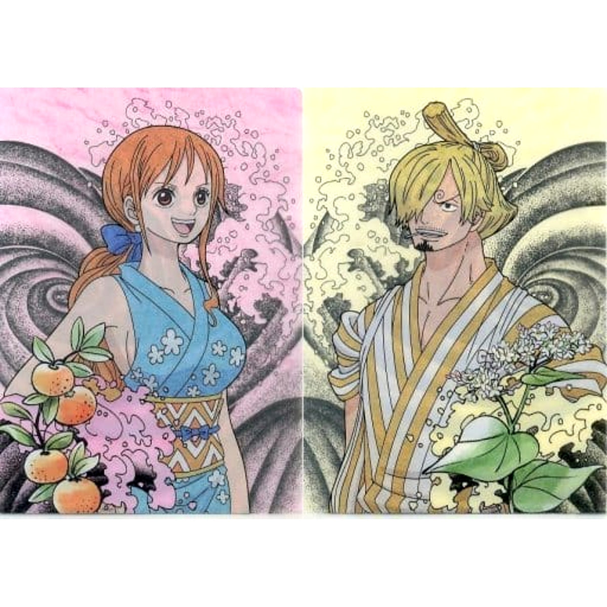 One Piece Onami Sangoro Ichiban Kuji Wano Country Act 2 A4 File Folder Set Prize I [USED]
