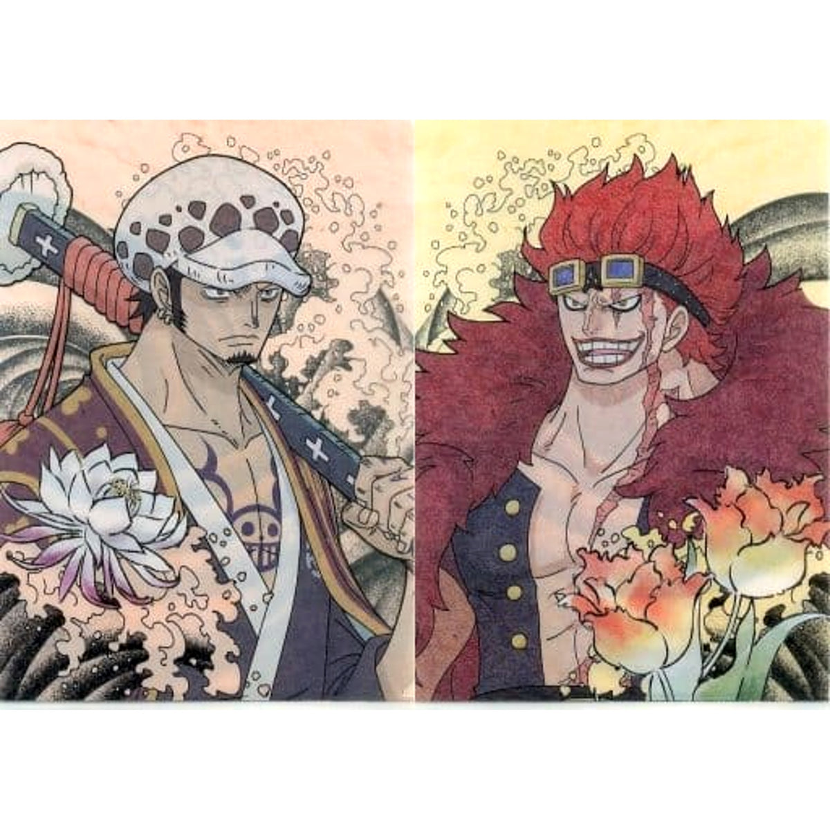 One Piece Law Kid Ichiban Kuji Wano Country Act 2 A4 File Folder Set Prize I [USED]