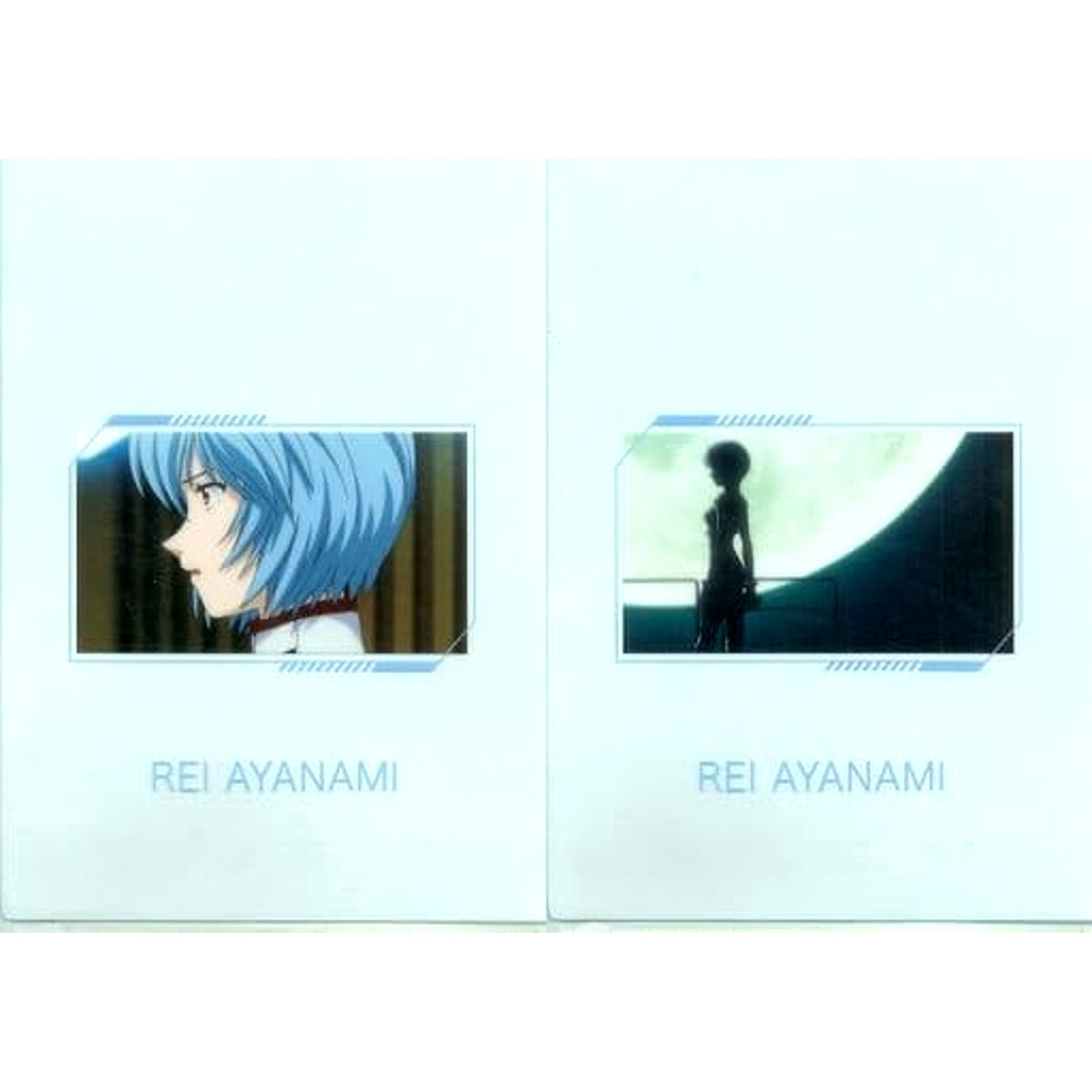 Evangelion: 3.0+1.0 Thrice Upon a Time Rei Ayanami A Ichiban Kuji Unit-01, Awakens...! A4 Clear File Set 2 Pieces Prize H [USED]