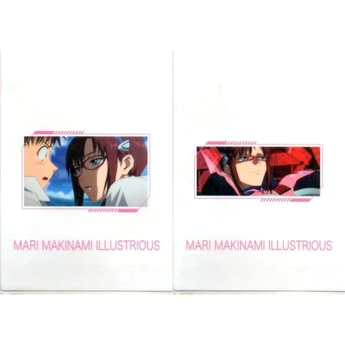 Evangelion: 3.0+1.0 Thrice Upon a Time Makinami Mari Illustrious Ichiban Kuji Unit-01, Awakens...! A4 Clear File Set 2 Pieces Prize H [USED]
