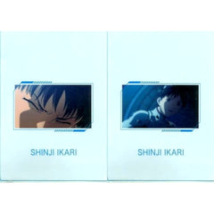 Evangelion: 3.0+1.0 Thrice Upon a Time Shinji Ikari A Ichiban Kuji Unit-01, Awakens...! A4 Clear File Set 2 Pieces Prize H [USED]