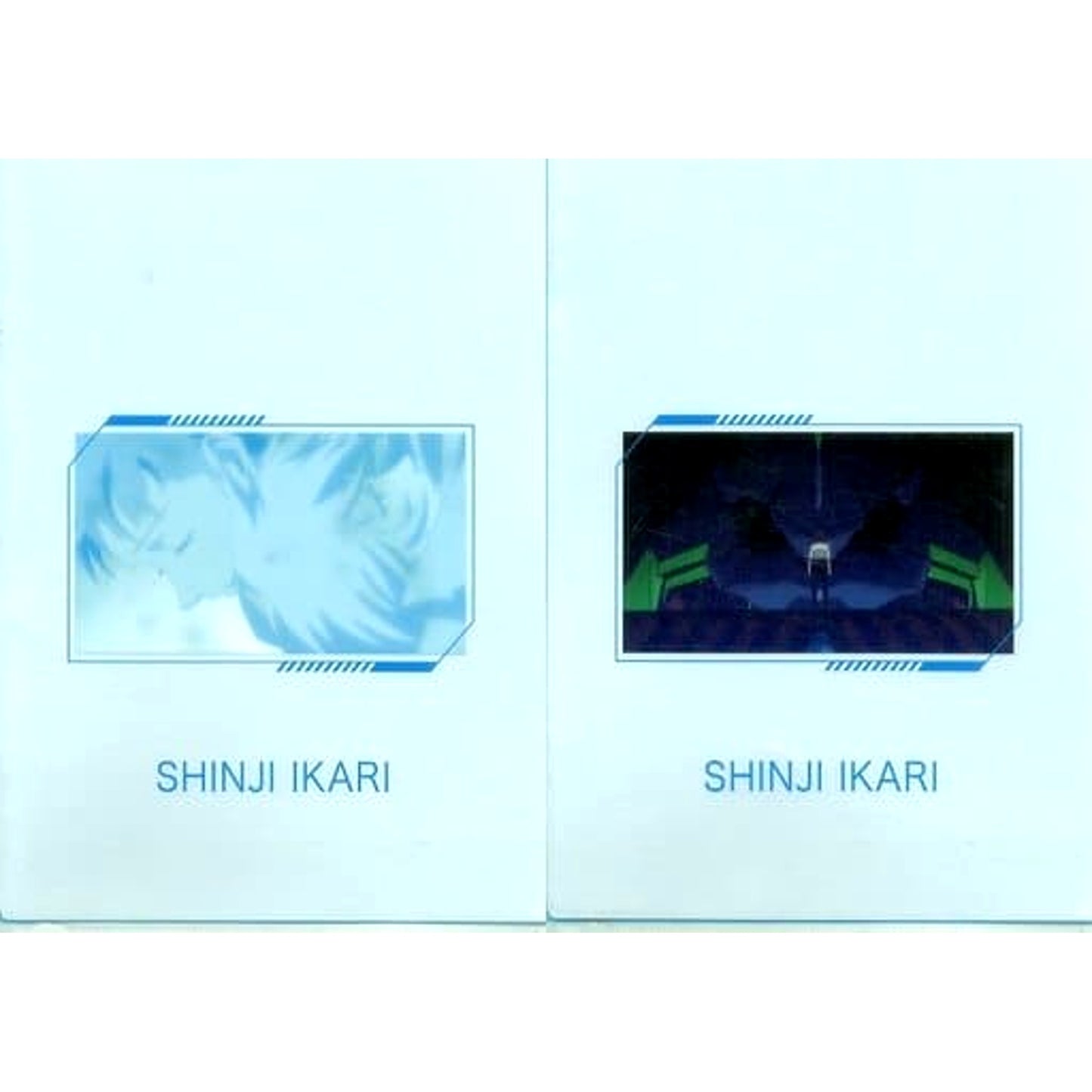 Evangelion: 3.0+1.0 Thrice Upon a Time Shinji Ikari B Ichiban Kuji Unit-01, Awakens...! A4 Clear File Set 2 Pieces Prize H [USED]