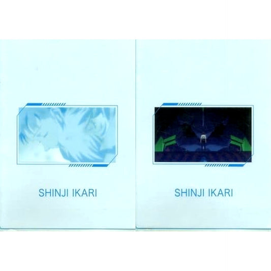 Evangelion: 3.0+1.0 Thrice Upon a Time Shinji Ikari B Ichiban Kuji Unit-01, Awakens...! A4 Clear File Set 2 Pieces Prize H [USED]