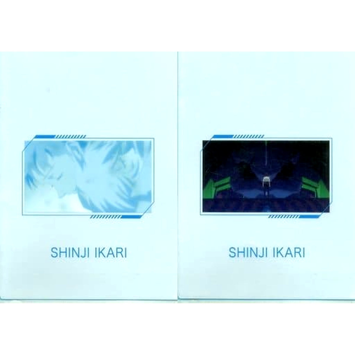 Evangelion: 3.0+1.0 Thrice Upon a Time Shinji Ikari B Ichiban Kuji Unit-01, Awakens...! A4 Clear File Set 2 Pieces Prize H [USED]