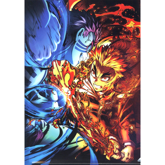 3rd Key Visual A4 Clear File Demon Slayer: Kimetsu no Yaiba the Movie: Mugen Train AnimeJapan 2021 Goods [USED]