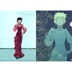 Masumi Sera L Prize A4 Clear File Set of 2 Sega Lucky Kuji Detective Conan Red Party Collection [USED]
