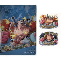 One Piece Franky Ichiban Kuji With Treasure Cruise Vol. 2 Clear File & Sticker Set Treasure Cruise Prize G [USED]