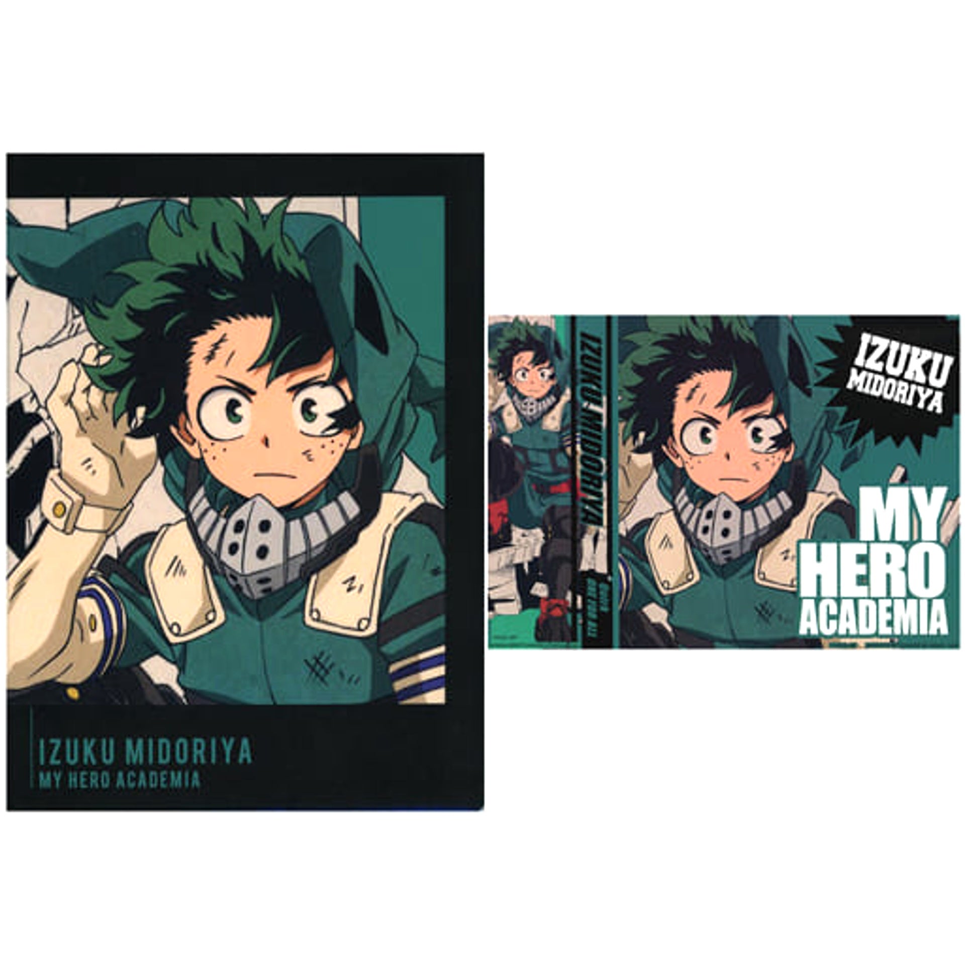 My Hero Academia Izuku Midoriya Ichiban Kuji Get a Chance! A4 Clear File & Sticker Set Prize H [USED]