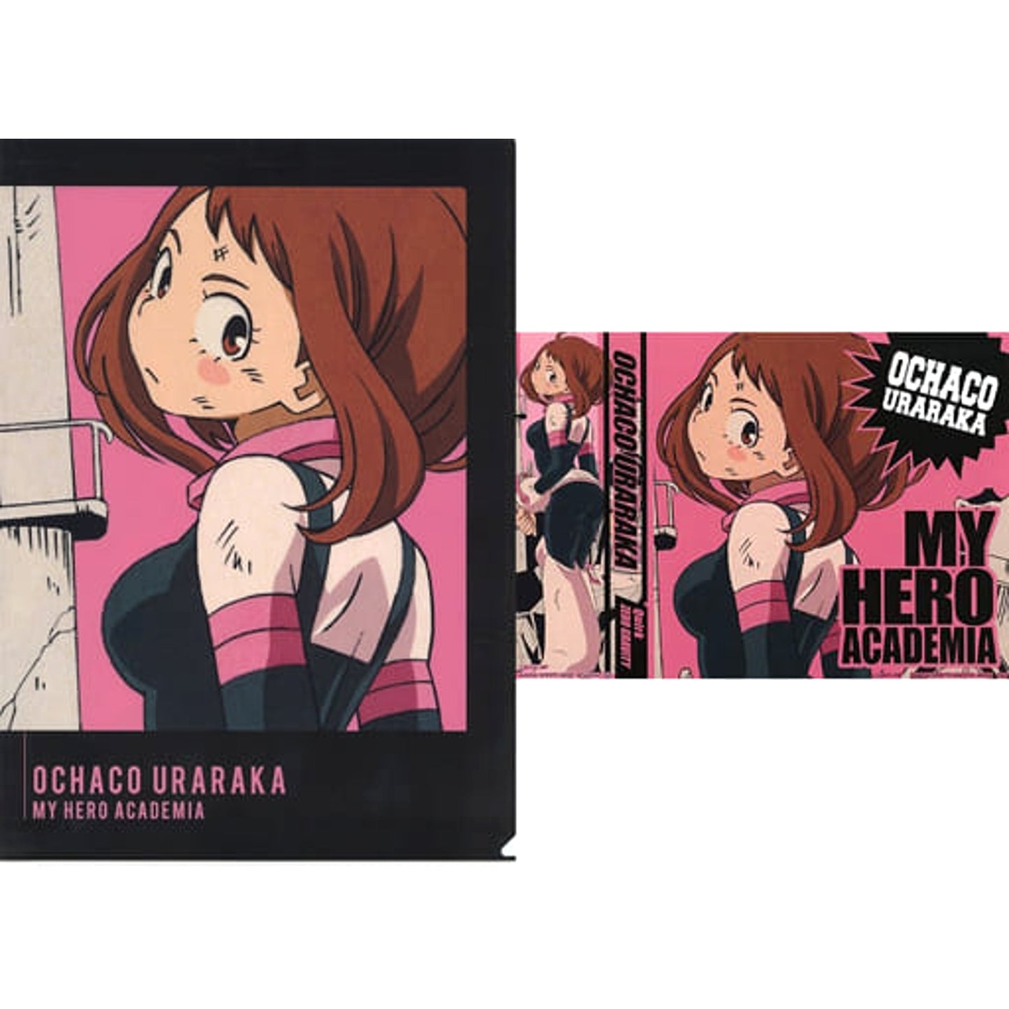 My Hero Academia Ochaco Uraraka Ichiban Kuji Get a Chance! A4 Clear File & Sticker Set Prize H [USED]