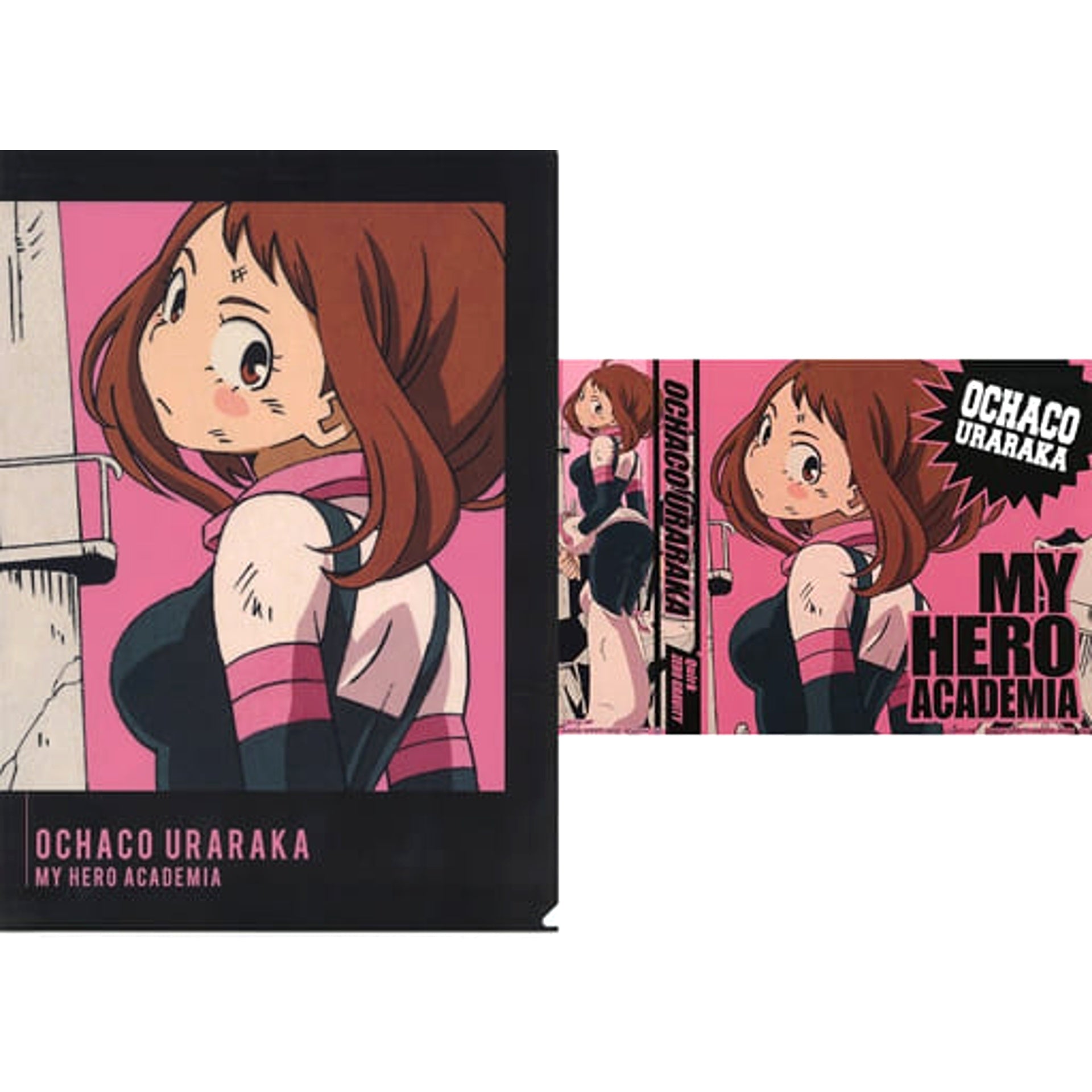 My Hero Academia Ochaco Uraraka Ichiban Kuji Get a Chance! A4 Clear File & Sticker Set Prize H [USED]