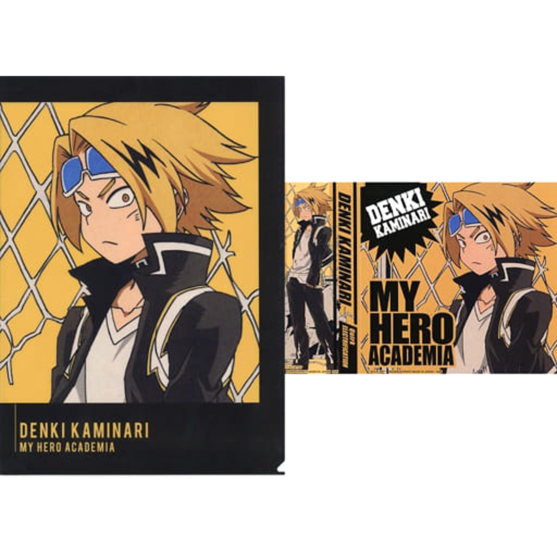 My Hero Academia Denki Kaminari Ichiban Kuji Get a Chance! A4 Clear File & Sticker Set Prize H [USED]