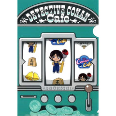 Shukichi Haneda Food Mini Character E Prize 11 A5 Mini Clear File Sega Lucky Kuji ONLINE Detective Conan Cafe American Diner FILE.2 [USED]