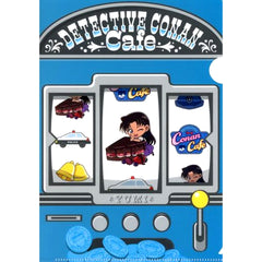 Yumi Miyamoto Food Mini Character E Prize 12 A5 Mini Clear File Sega Lucky Kuji ONLINE Detective Conan Cafe American Diner FILE.2 [USED]