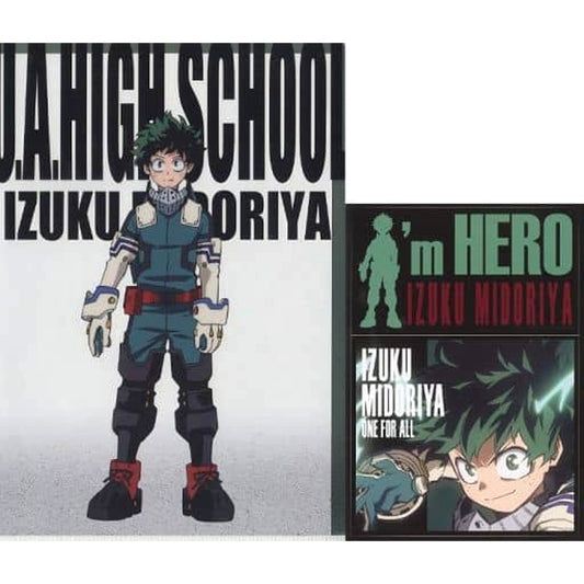 My Hero Academia Izuku Midoriya Ichiban Kuji HERO VS VILLAINS Clear File & Sticker Set Prize I [USED]