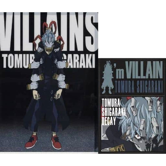 My Hero Academia Tomura Shigaraki Ichiban Kuji HERO VS VILLAINS Clear File & Sticker Set Prize I [USED]