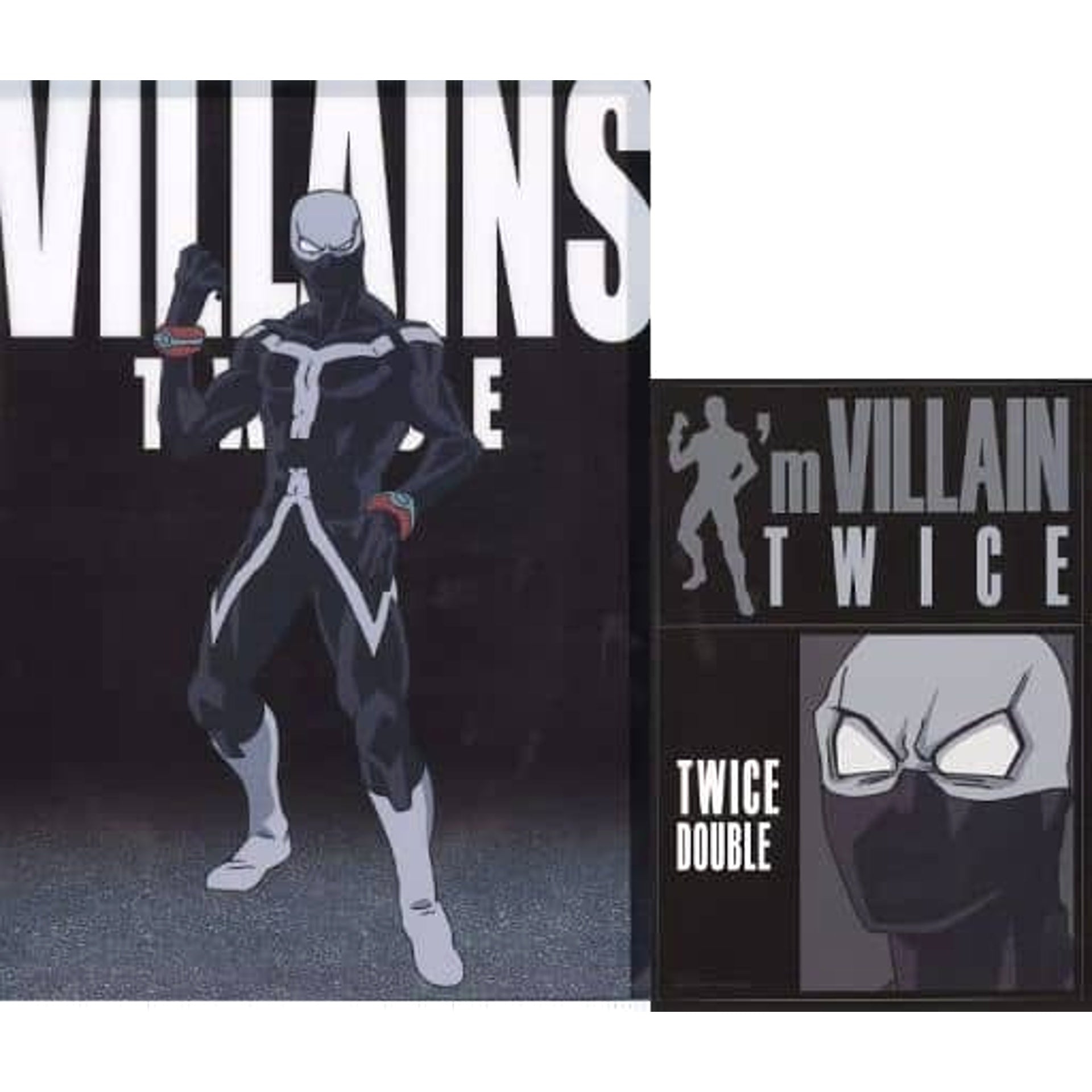 My Hero Academia Twice Ichiban Kuji HERO VS VILLAINS Clear File & Sticker Set Prize I [USED]