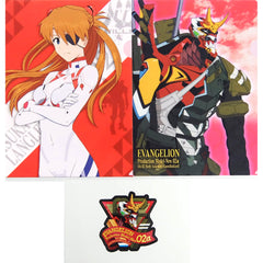 Evangelion: 3.0+1.0 Thrice Upon a Time Asuka Shikinami Langley Plug Suit White Ichiban Kuji Operation Begins! A4 Clear File & Sticker Set Prize I [USED]